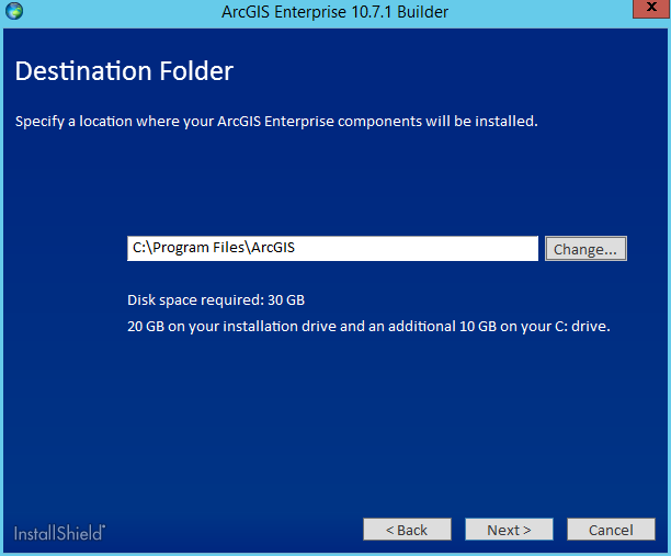 Provide the installation location for ArcGIS Enterprise Builder. Provide the installation location for ArcGIS Enterprise Builder.