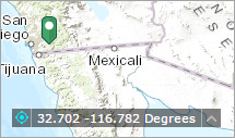 Display selected coordinates Display selected coordinates